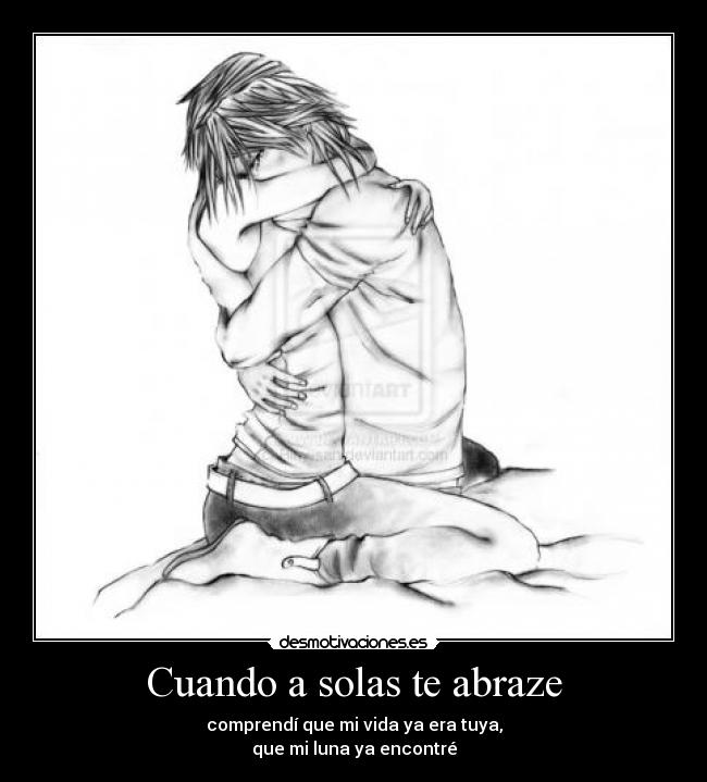 Cuando a solas te abraze -