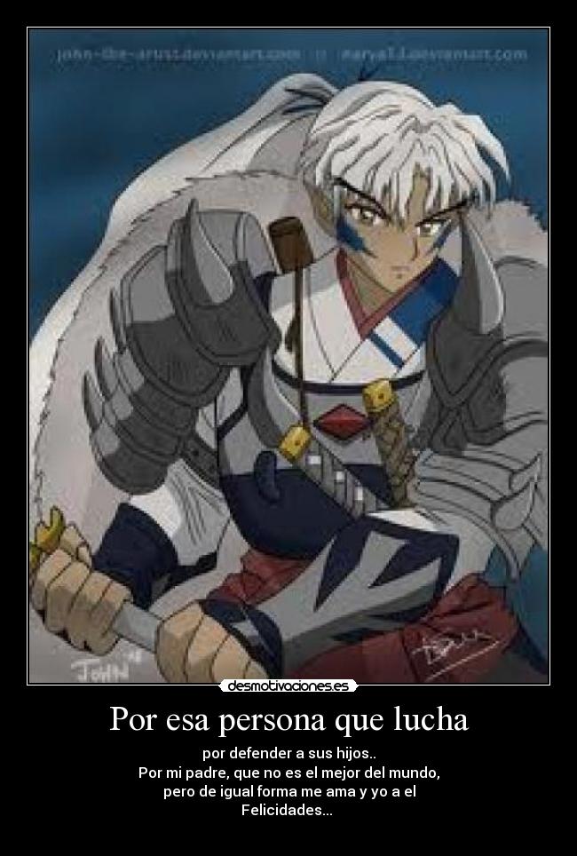 Por esa persona que lucha -