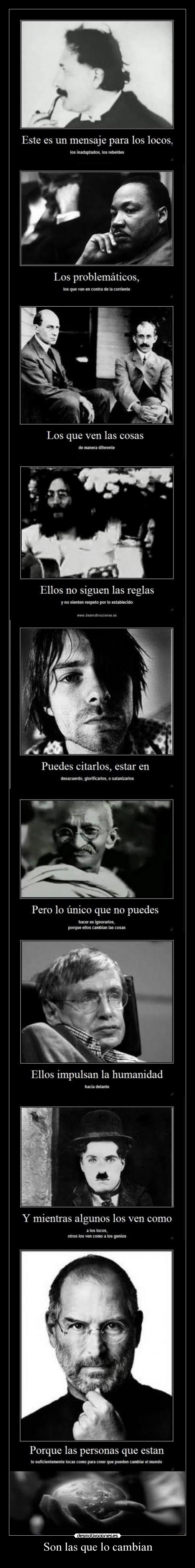 Son las que lo cambian -