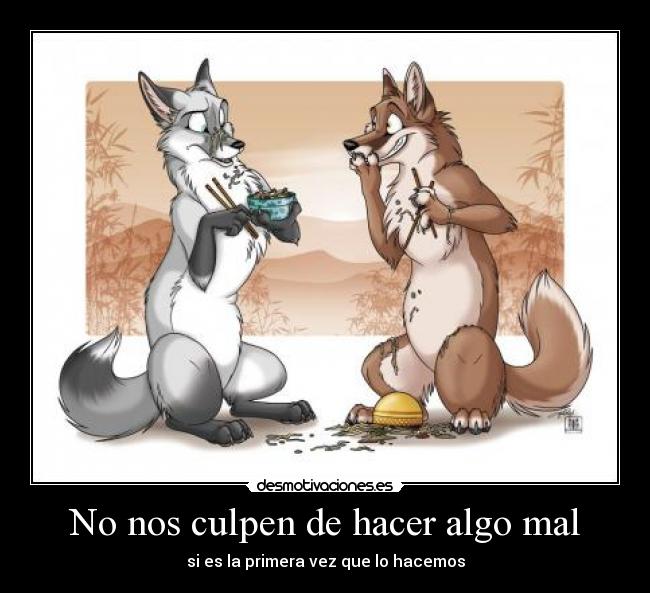 No nos culpen de hacer algo mal -