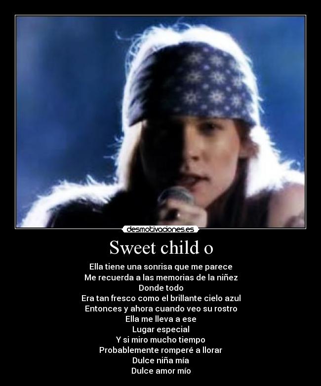 Sweet child o - 