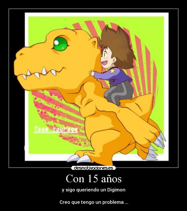 Con 15 años -