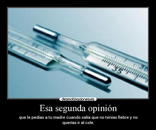 Esa segunda opinión - 