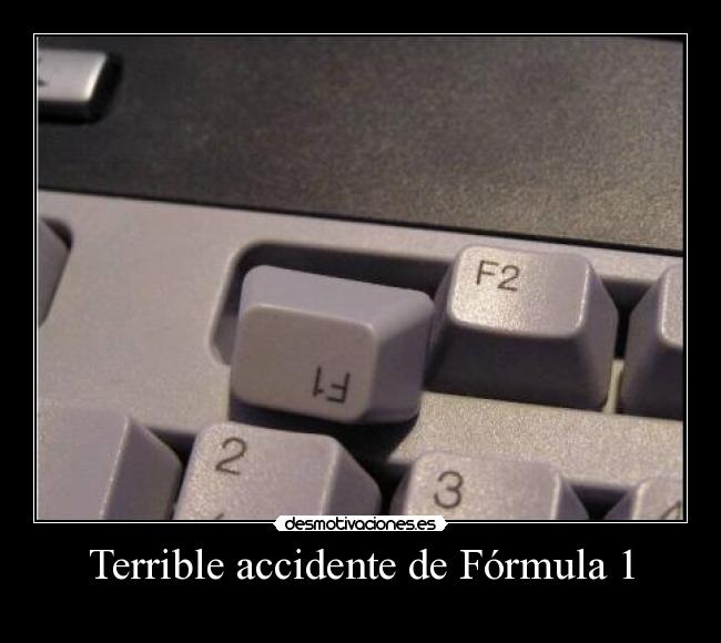 Terrible accidente de Fórmula 1 - 