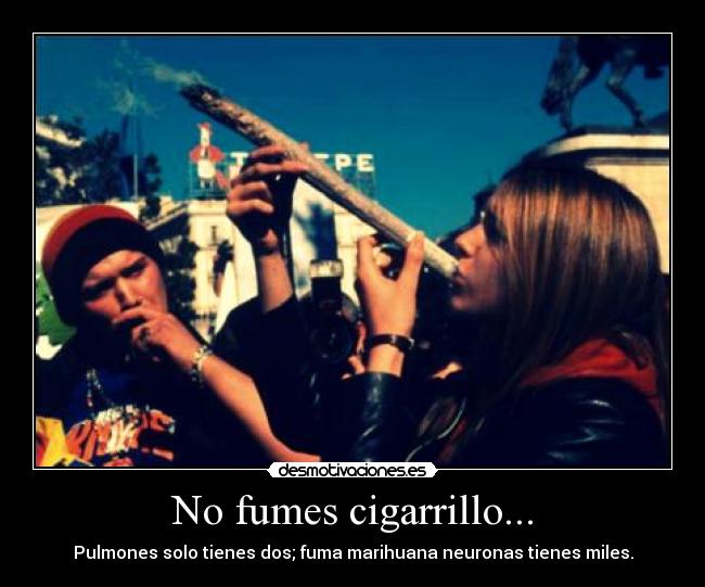 No fumes cigarrillo... - 
