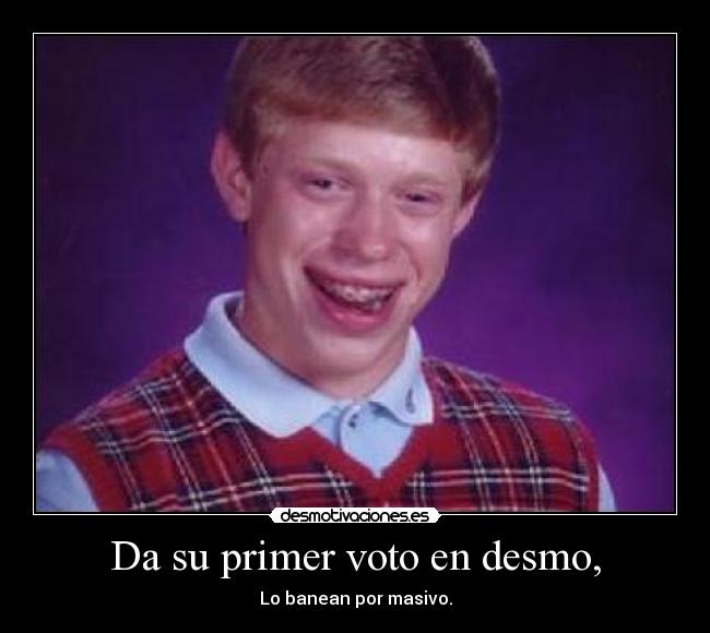 carteles unlucky brian strikes again eskore desmotivaciones