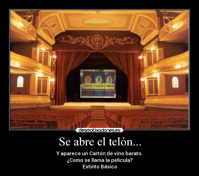 carteles abre telon desmotivaciones