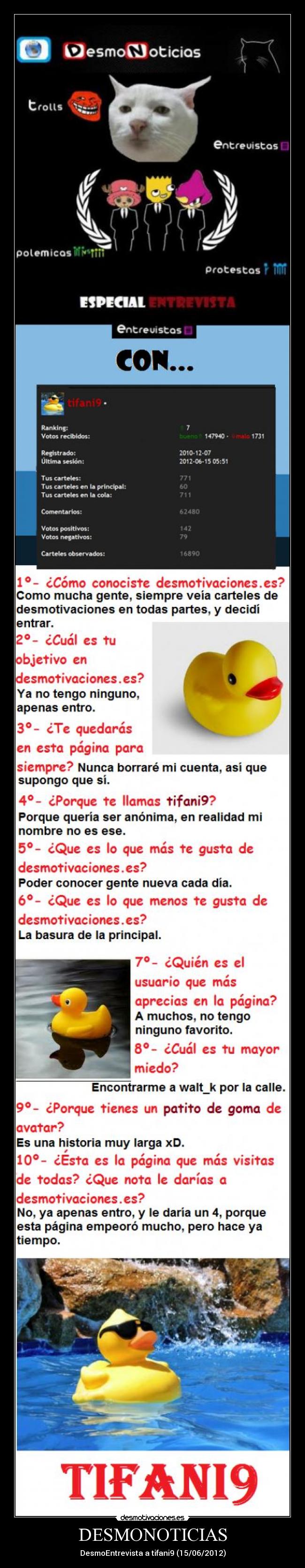 DESMONOTICIAS - DesmoEntrevista a tifani9 (15/06/2012)