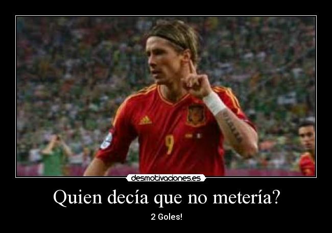 Quien decía que no metería? -