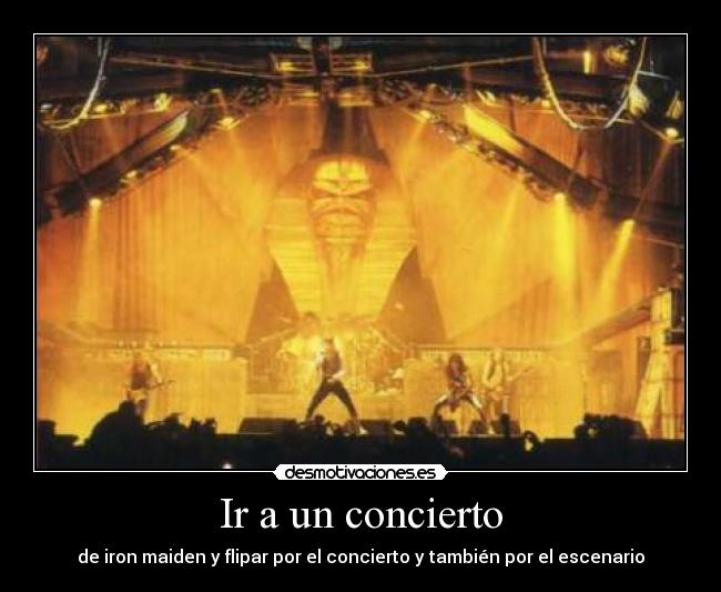 carteles concierto desmotivaciones