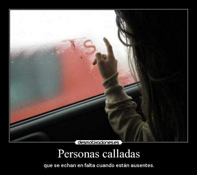 Personas calladas - 