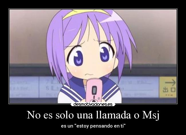 No es solo una llamada o Msj - es un estoy pensando en ti