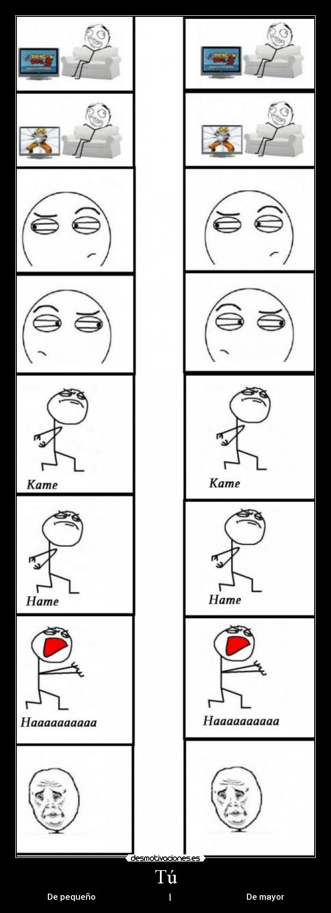 Tú - De pequeño | De mayor