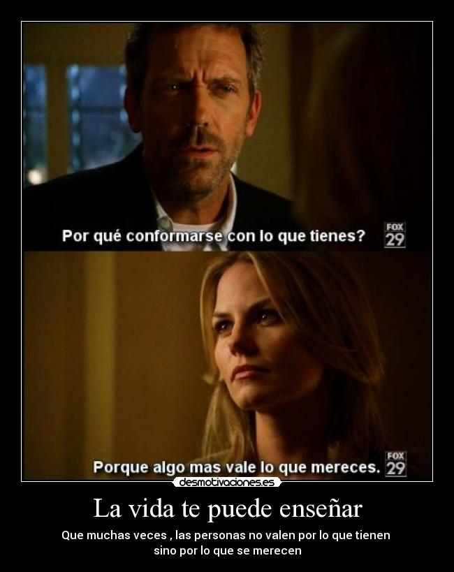 La vida te puede enseñar -