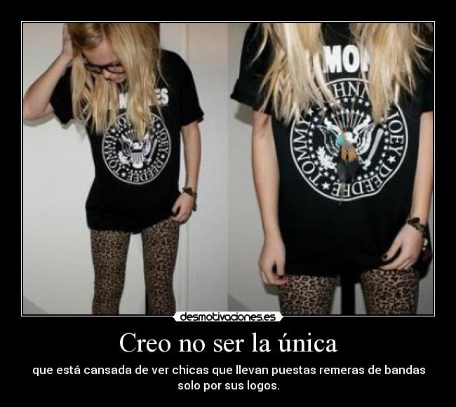 Creo no ser la única -