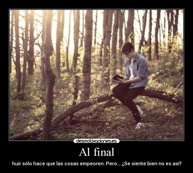 Al final -