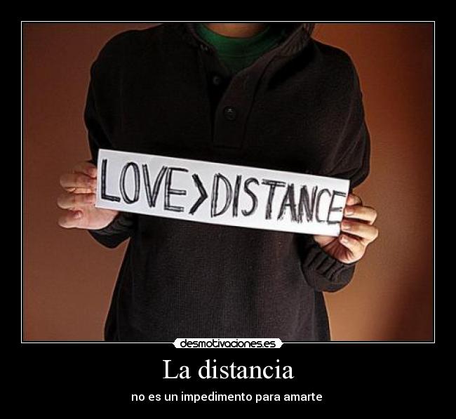 La distancia -