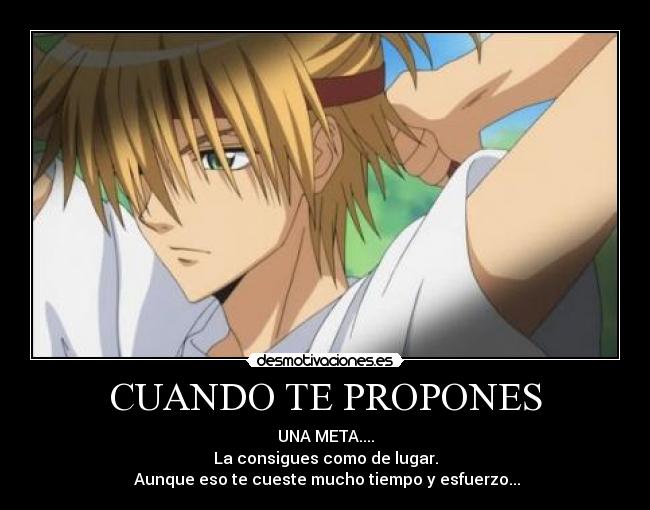 CUANDO TE PROPONES -