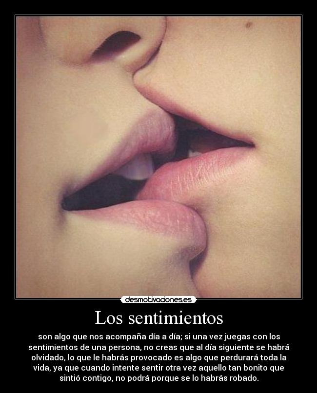 Los sentimientos -