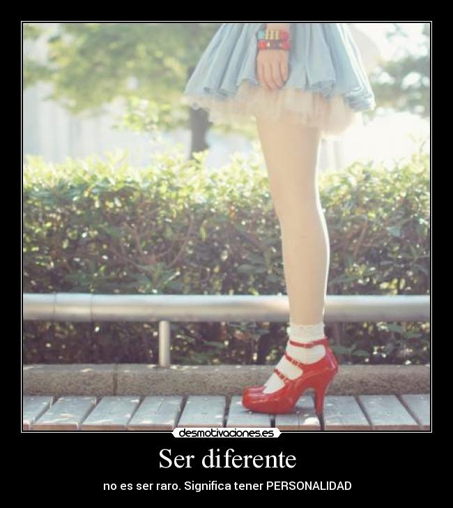 Ser diferente - 