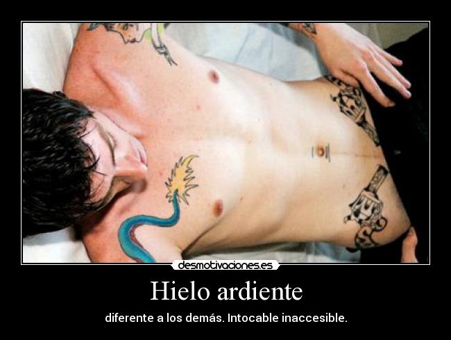 Hielo ardiente -