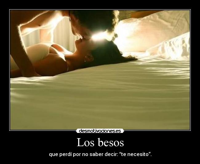 Los besos -