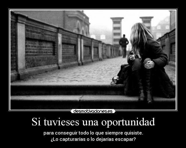 Si tuvieses una oportunidad - 