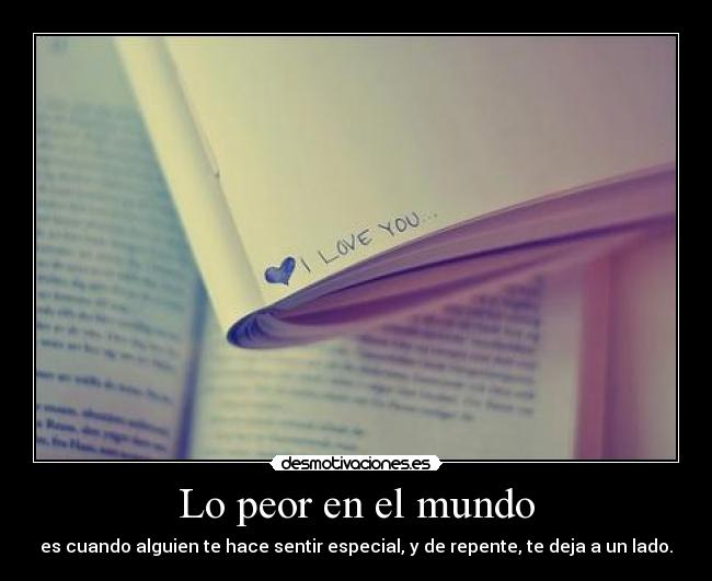 Lo peor en el mundo - 