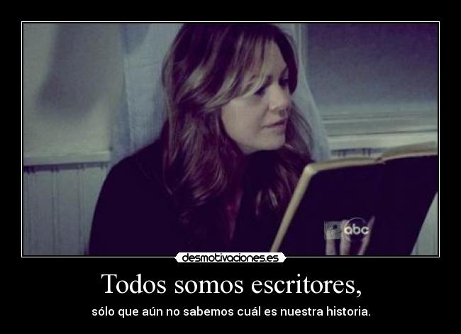 Todos somos escritores, - 