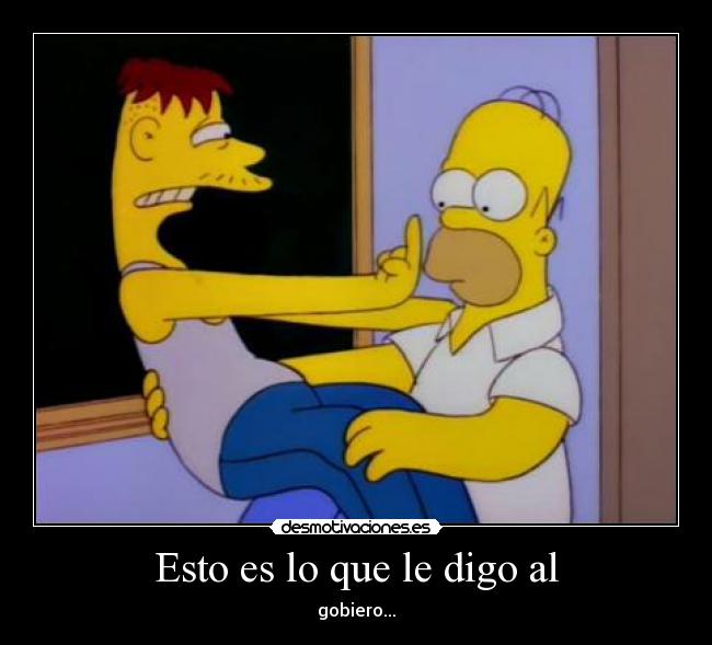 Esto es lo que le digo al -