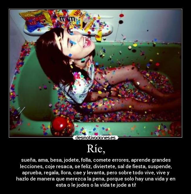 Ríe, -
