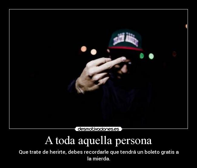 A toda aquella persona - 