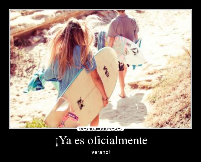 ¡Ya es oficialmente -