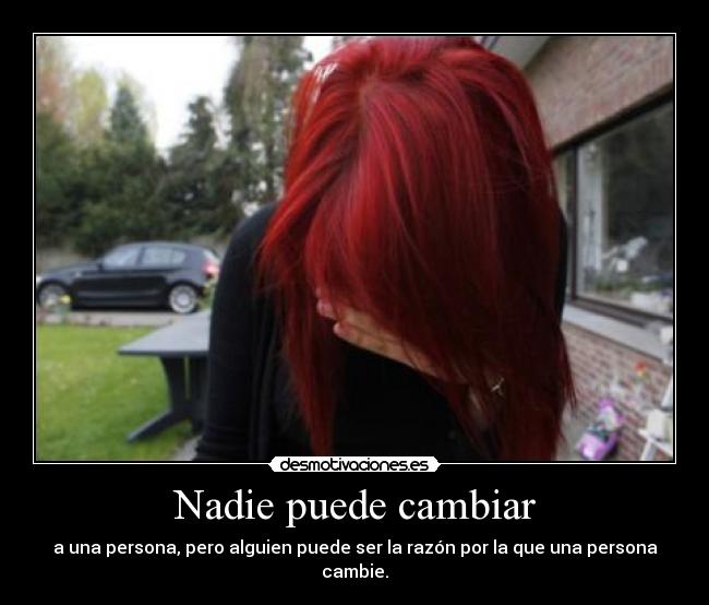 Nadie puede cambiar - 