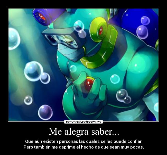 Me alegra saber... - 