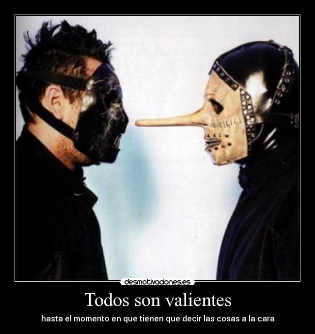 carteles slipknot chris fehn number paul gray number desmotivaciones