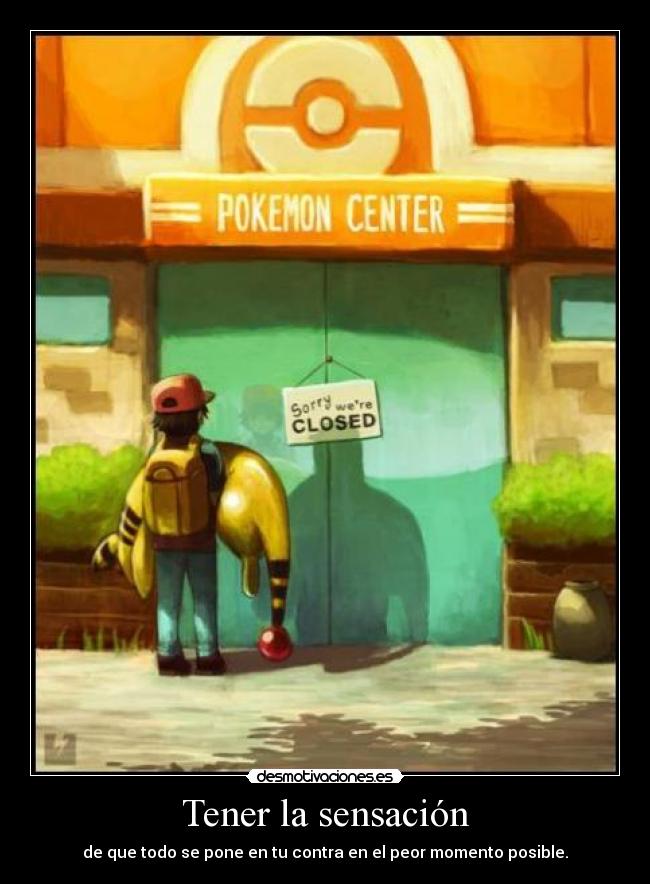 Tener la sensación - 