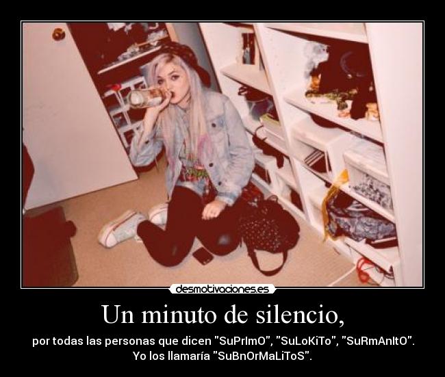 Un minuto de silencio, - 