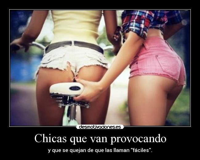 Chicas que van provocando - 