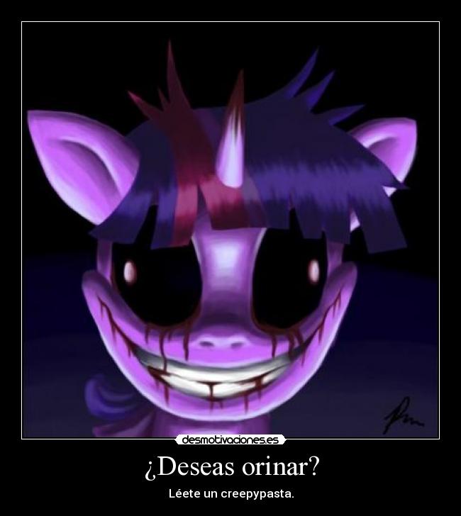 ¿Deseas orinar? - Léete un creepypasta.