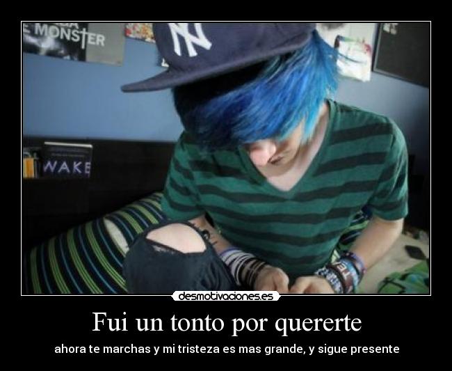 Fui un tonto por quererte -