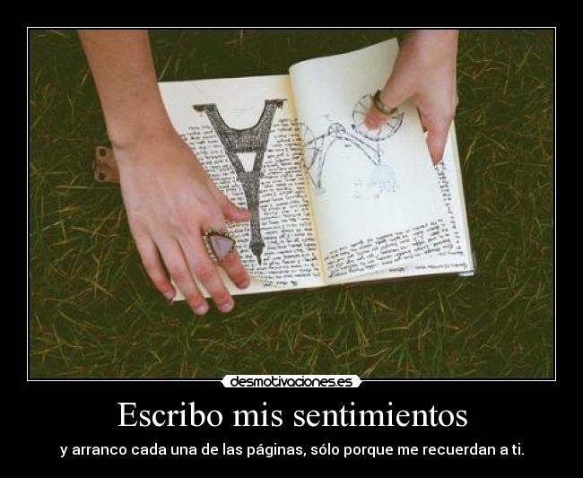 Escribo mis sentimientos - 