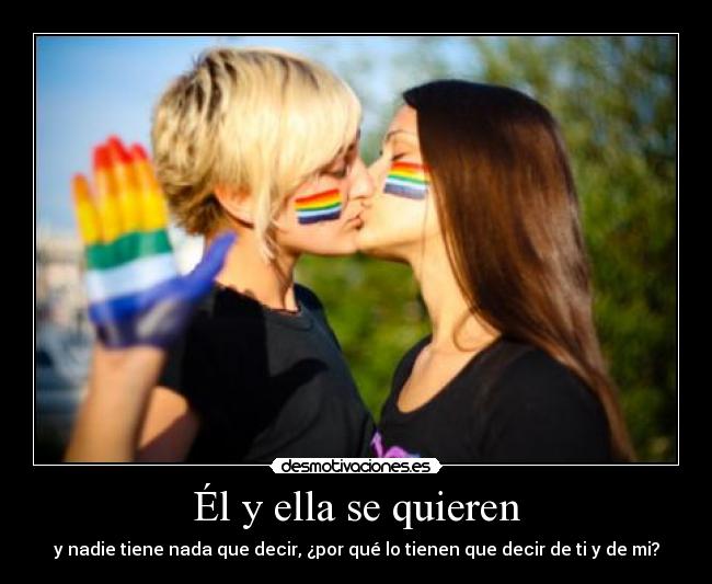 Él y ella se quieren -