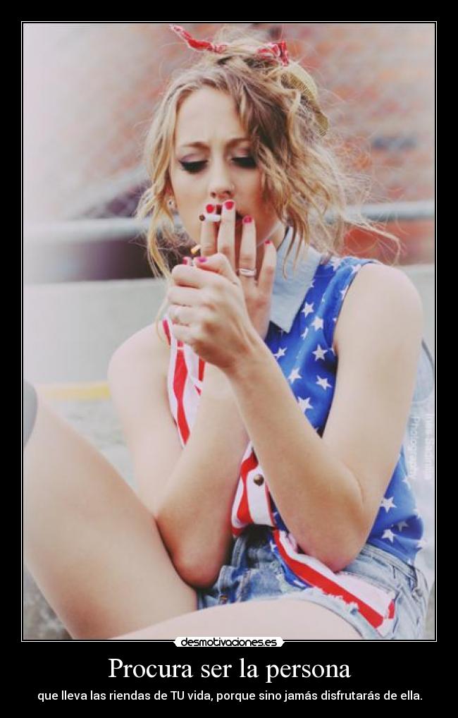 Procura ser la persona -