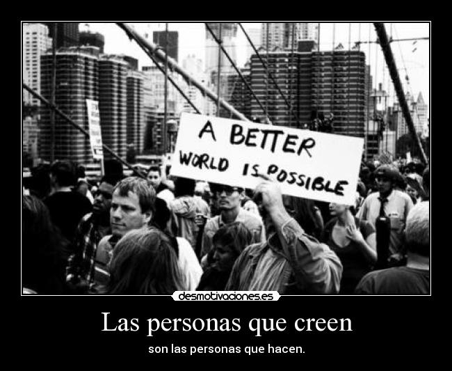 Las personas que creen - 