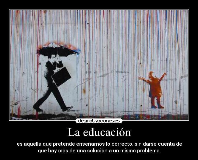 La educación - 