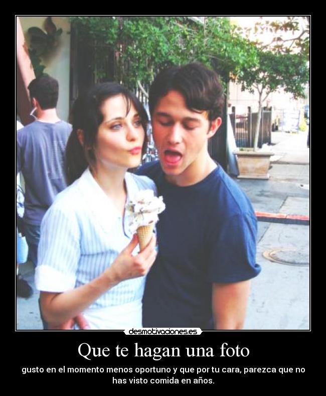 carteles helado joseph gordon levitt zooey deschanel desmotivaciones