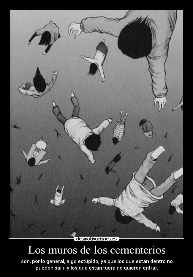 Los muros de los cementerios -