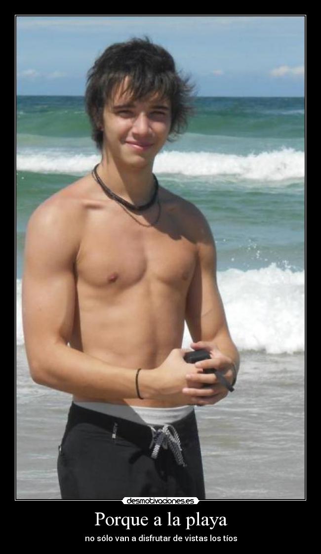 Porque a la playa - no sólo van a disfrutar de vistas los tíos