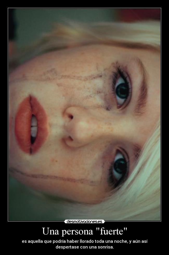 Una persona fuerte -